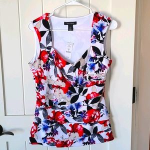 NEW Floral Blouse White House Black Market